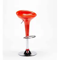 Superstool Tabouret de bar design San Francisco Chaise de bar et de cuisine, réglable en hauteur et pivotante - Orange
