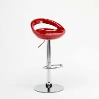 Superstool Cuisine haute tabouret de bar péninsule pivotant repose-pieds réglable Hollywood - Rouge
