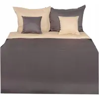 Andropol Pompeja Ensemble de literie Coton satiné Bicolore