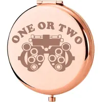 Dripio Loupe optométrique, ronde, diamètre 6,5 cm, double face avec grossissement