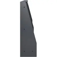 vidaXL Muret de soutènement, 4 pièces, 60 x 12 x 30 cm, acier, anthracite