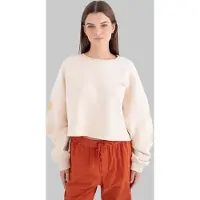 Hurley Island Sweatshirt Beige M Femme