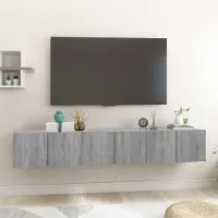 Prolenta Maison Exclusive - Meubles TV 3 pièces Gris Sonoma 60x30x30 cm Matériau dérivé du bois