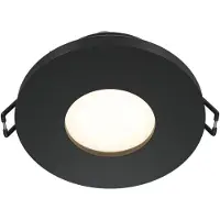 Maytoni Luminaire encastré, aluminium,1 flamme, noir, IP65, D 8,4 cm