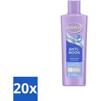 Unilever 20 flacons de shampooing Andrélon Anti-pellicules, 250 ml, lot économique - 20 pièces