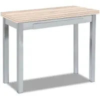 Dripio Table de cuisine, style livre, métal, Amundsen, 80x40 cm