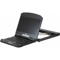 Aten CL3800NW Etagère pour console 47 cm (18.5") 1920 x 1080 pixels Métal, plastique Noir 1U