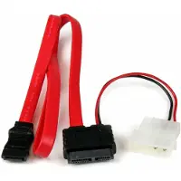 StarTech.com 20 Sata Sata Slimline Avec Adaptateur Lp4 (50.80 cm, SATA III)