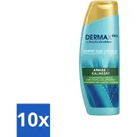 Head & shoulders 10 flacons de shampooing anti-pellicules DermaXPro de , format 225 ml - Pack économique - 10 pièces
