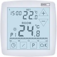Emos OpenTherm Raumthermostat P56A01, programmierbar, verkabelt, Thermostat, Blanc