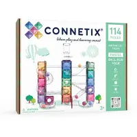 Connetix Tiles - Piste à billes PASTEL (114 pièces)