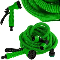 Martom Tuyau d'arrosage flexible avec pistolet d'arrosage 15 m + raccords