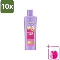 Unilever 10 x Shampooing Andrélon Levendig Lang - 250 ml - Pack économique - 10 pièces