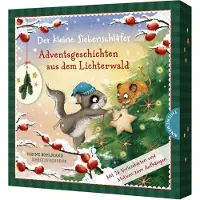 OCreon Le petit dormeur à sept heures : Histoires de l'Avent dans la forêt lumineuse : Coffret de calendrier de l'Avent