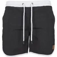 Urban Classics Shorts de bain noir / blanc
