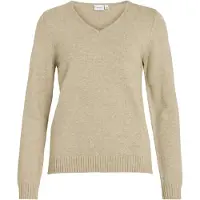 Vila Pull-over 'VIRil' beige chiné
