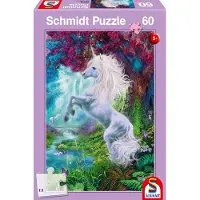 Schmidt Spiele Puzzle Licorne dans le Jardin Enchanté - 51 à 99 pièces
