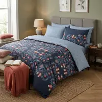 Miss Lucy Ensemble de draps Bella Notta Arabella, comprenant une housse de couette de 220x200 cm et deux taies d'oreiller de 70x80 cm