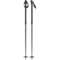 Atomic - Bâtons de ski - BCT Freeride SQS All Black en Aluminium - Taille 135 cm - Noir