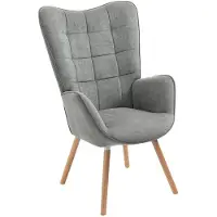 Meublescosy MEUBLE COSY : Fauteuil confortable, fauteuil relax, fauteuils, fauteuil club, canapé individuel avec pieds en bois