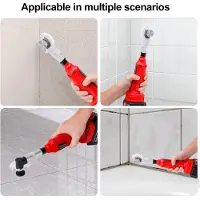 StarTech.com Limeuse sans fil multifonction - Pour le nettoyage des joints et des carreaux - Livrée avec 2 batteries - Compatible 18 V