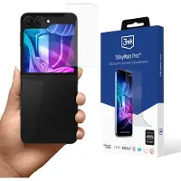 3MK Silky Matt Pro Mattfolie für Samsung Galaxy Z Flip 6 / 7 FE (1 pcs, Samsung Galaxy Z Flip6, Samsung Galaxy Z Flip7 FE), Téléphone portable : film de protection, Transparent