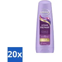 Unilever 20 flacons de revitalisant Andrélon Intense Repair, 200 ml chacun. Pack économique de 20 pièces
