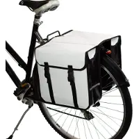 Merkloos Omgoods - Sacoches de vélo doubles, 26 litres, étanches, avec éléments réfléchissants