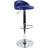 Merkloos Tabouret de bar réglable avec repose-pieds en similicuir PU