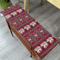 Merkloos Coussin de banc lavable pour mobilier de jardin, dimensions 120x45x3 cm