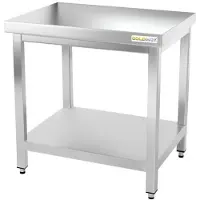 GOLDINOX Table de travail en inox 700 x 600 mm PREMIUM -