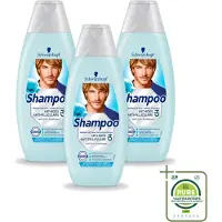 Schwarzkopf 3 bouteilles de shampooing antipelliculaire à l'aloé vera - 400 ml - Lot de 3