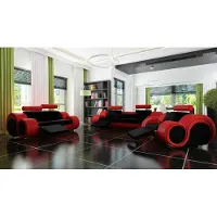 Xl Moebel Gmbh Ledersofa Couch Sofagarnitur Mit FUSSSTÜTZEN EU LEDER SOFA 3-SITZER