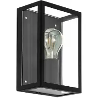 NCC-Licht Applique murale extérieure, noire, IP44, max. 60W, culot E27, 230V