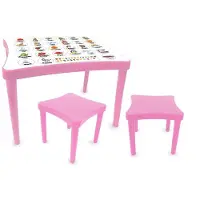 Dripio Ensemble de sièges pour enfants "Easy Learning", 3 pièces, en plastique, de couleur rose