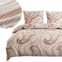 Piruu Ensemble de literie Coton satiné Douceur 200x220cm