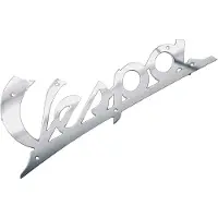 Cif Écusson "Vespa" en laiton chromé, diamètre 140 mm, pour le carénage avant des Vespa 125 (1947–1954)