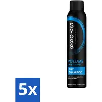 Syoss - Volume Dry Shampoo - Shampooing - Pour plus de volume - 200 ml - Pack avantage - 5 pièces