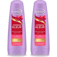 Unilever 2 x Après-shampooing Andrélon, couleur vibrante - 200 ml - Pack avantageux - 2 pièces