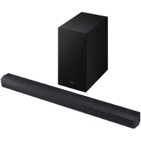 Samsung HW-B460F - Barre de son 2.1 canaux - Caisson de basses sans fil 6,5 pouces - Technologie Adaptive Sound Lite
