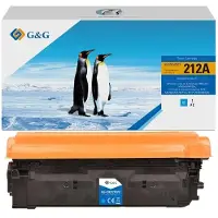 G&G Compatible avec le toner HP 212A W2121A cyan (5 500 pages) Marque :, 4 500 pages, cyan, 1 pièce(s)