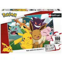 Nathan Puzzle 100 pièces Pikachu et les Pokémon