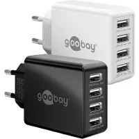 Goobay Chargeur USB 4 ports 30W noir