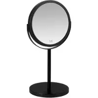 Fijalo Miroir X5 Socle Noir Mat Grossissement X5, Finition élégante Noir Mat -