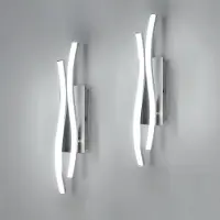 COMELY , 2 lampes murales LED intérieures, 14W, 1575 lumens, design moderne, en aluminium