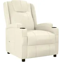 vidaXL Fauteuil relax rouge similicuir
