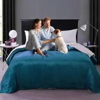 Merkloos Couverture imperméable - 200 x 230 cm - Bleue