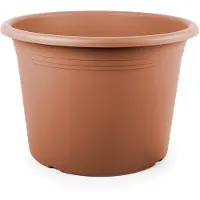 Merkloos Pot cylindrique - 80 cm - Terre cuite - Résistant aux UV