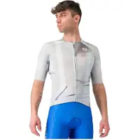 Castelli Aero Race 8s Short Sleeve Jersey Gris L Homme
