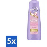 Unilever 5 x Après-shampooing Andrélon Extra Brillance - 200 ml - Pack avantage - 5 pièces